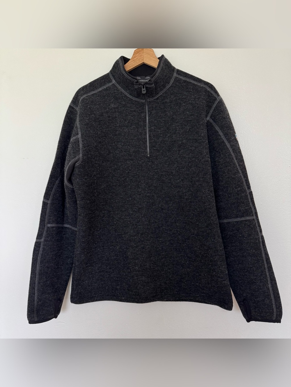 Kuhl Thor 1/4 Zip Sweater Mens Medium Fleece Pullover Hiking Outdoor Jacket 3082